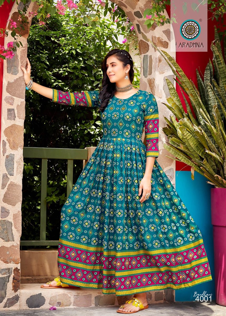 Aradhna Fashion Bandhani Vol-4 4001-4012 Series 1