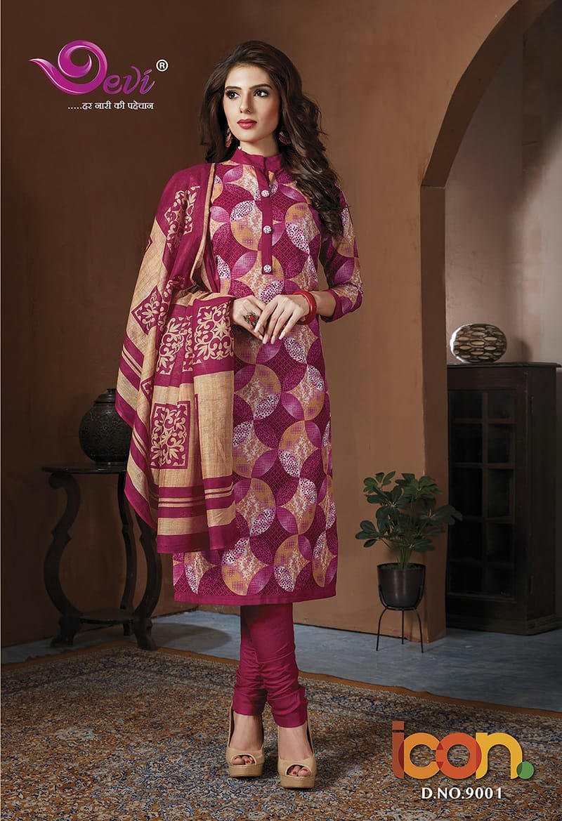 Bhagyalaxmi Fabrics Devi Icon Vol-9 9001-9012 Series 1