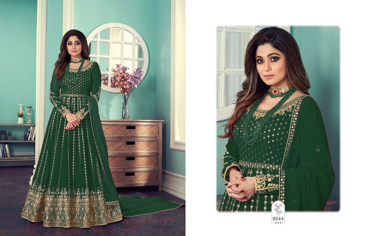 Aashirwad Creation Gulnar Premium Quality 8544 Colors 10