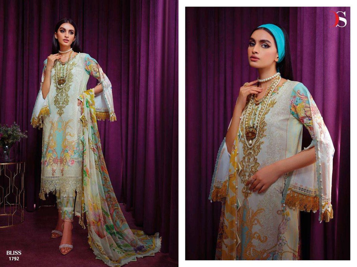 Deepsy Suits Bliss Lawn Vol-4 1791-1798 Series 2