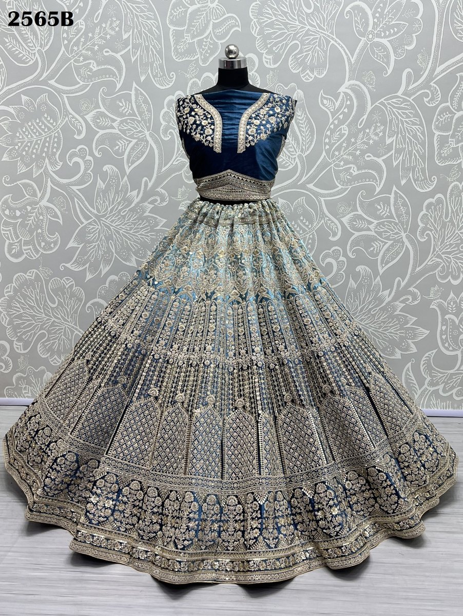 Anjani Art Bridal Lehenga Choli 2565 Colors 6