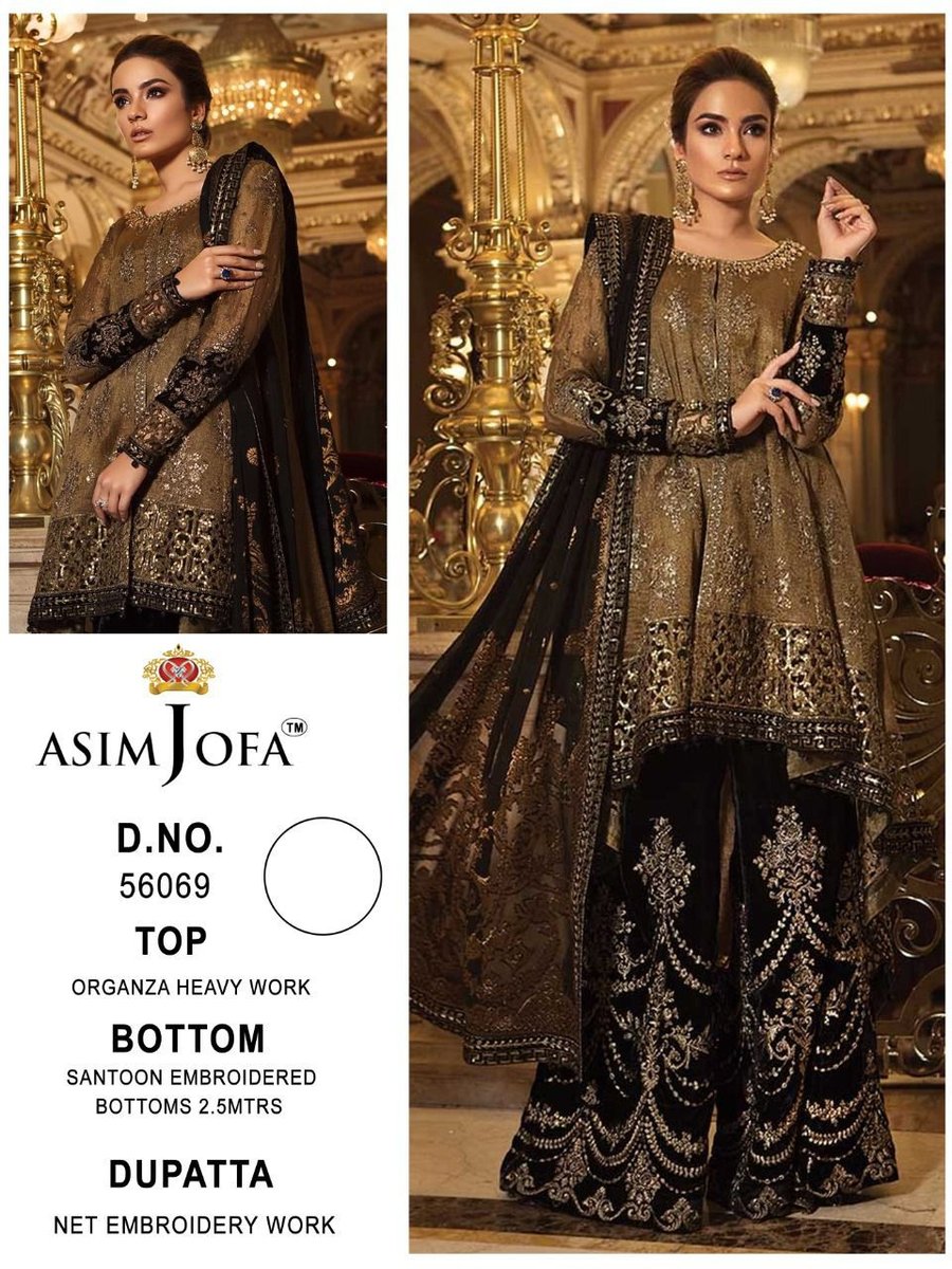 Asim Jofa Super Hit Bridal 56069 Design 1