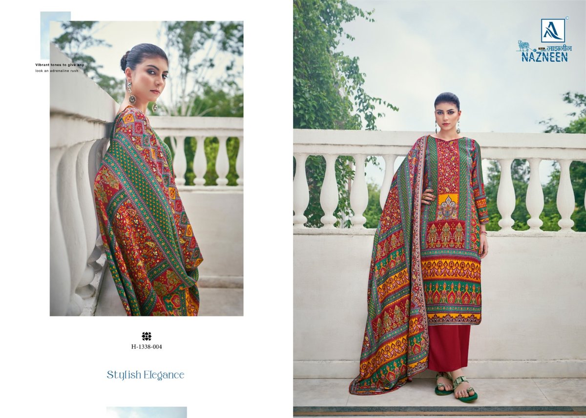 Alok Suit Nazneen 1338-001 to 1338-006 Series 4