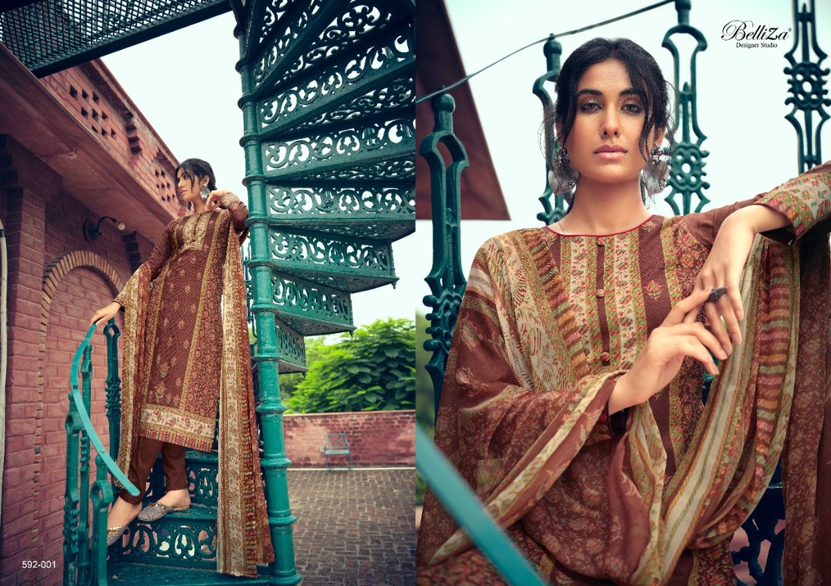 Belliza Designer Nainpreet 592-001 to 592-010 Series 1