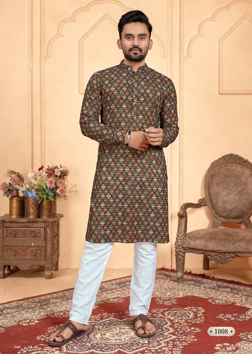 Banwery Schiffli Kurta Vol-1 1001-1008 Series 8