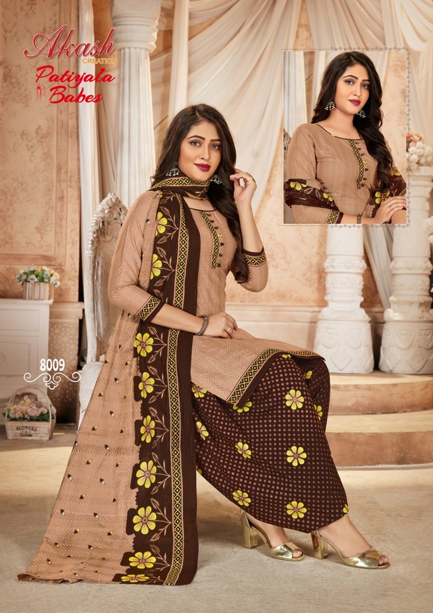 Akash Creation Patiyala Babes Vol-8 8001-8010 Series 9