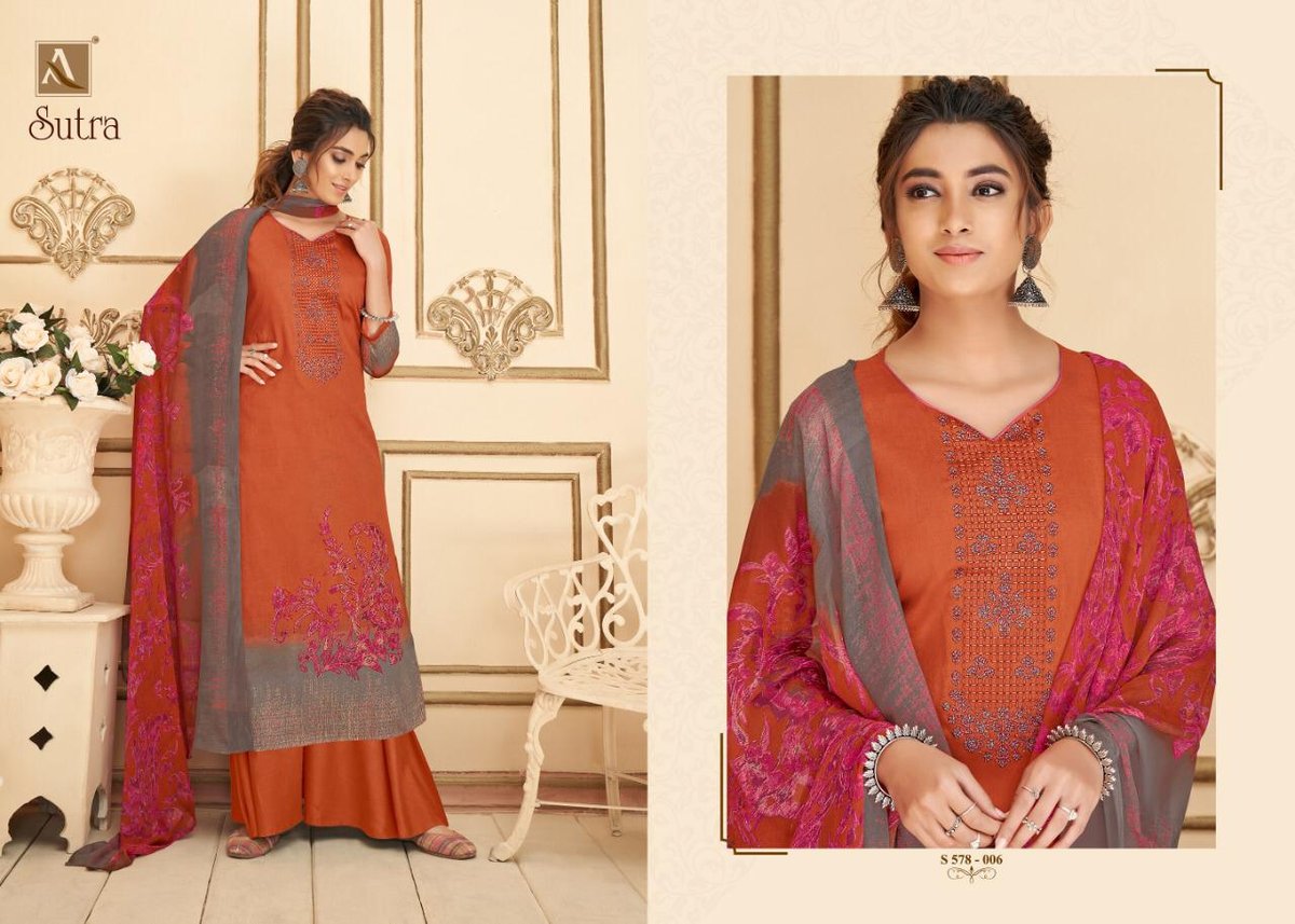 Alok Suits Sutra 578-001 to 578-010 Series 6