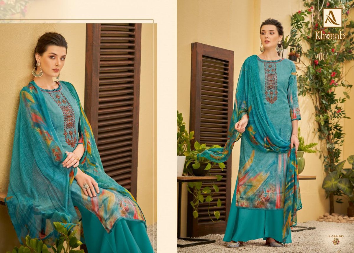 Alok Suits Khwaab 596-001 to 596-010 Series 3