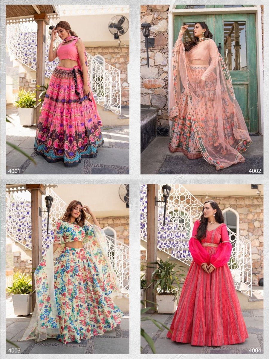 Alfaaz Vol-4 Printed Lehenga Choli 4001-4004 Series 5