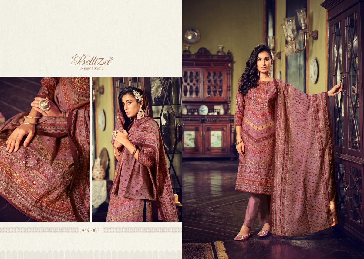 Belliza Designer Sajda 849-001 to 849-008 Series 5