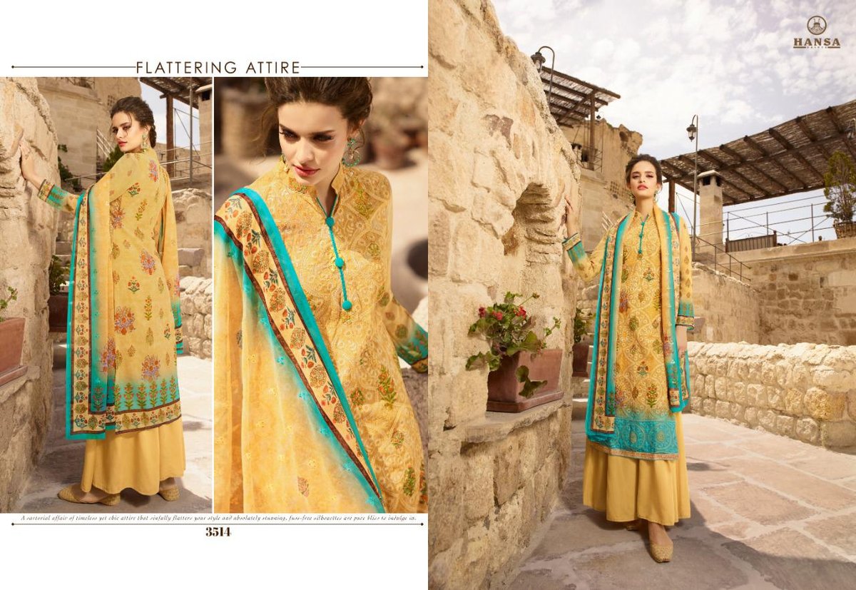 Hansa Prints Husna Ara Exclusive 3511-3518 Series 4
