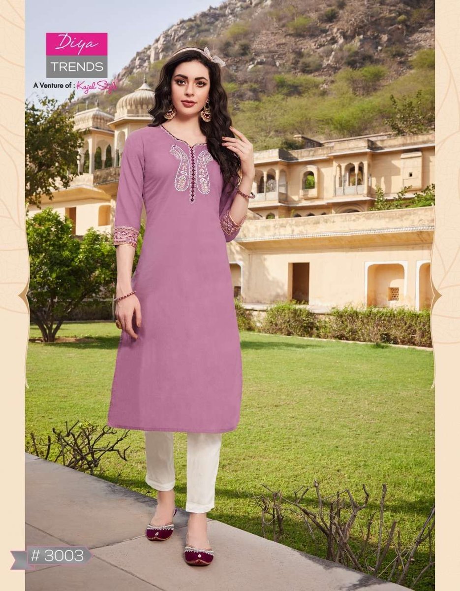 Diya Trends Casual Dairy Vol-3 3001-3012 Series 3