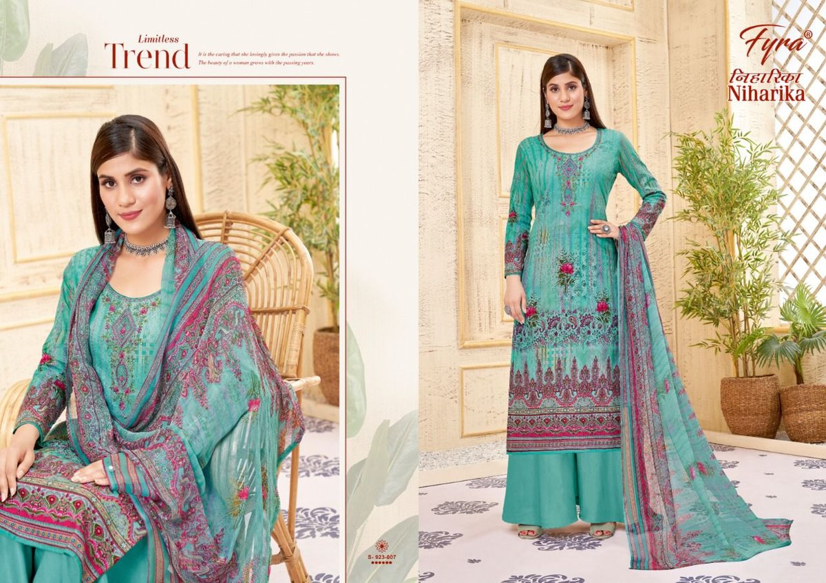 Alok Suit Fyra Niharika 923-001 to 923-010 Series 7