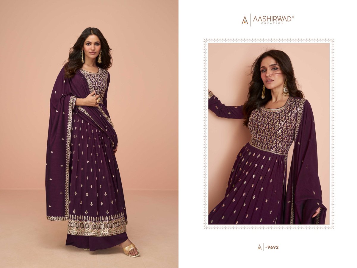 Aashirwad Creation Suhani 9690-9694 Series 3