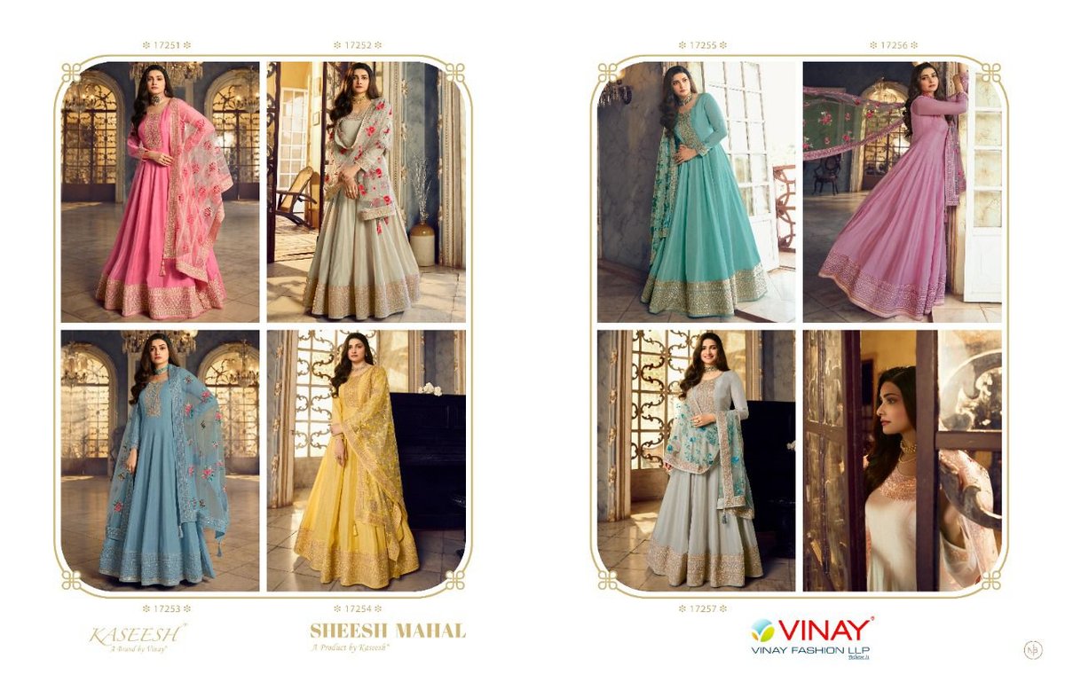 Vinay Fashion Kaseesh Sheesh Mahal 17251-17257 Series 8