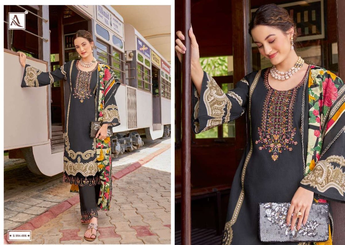 Alok Suit Qurbat Edition Vol-5 994-001 to 994-008 Series 6