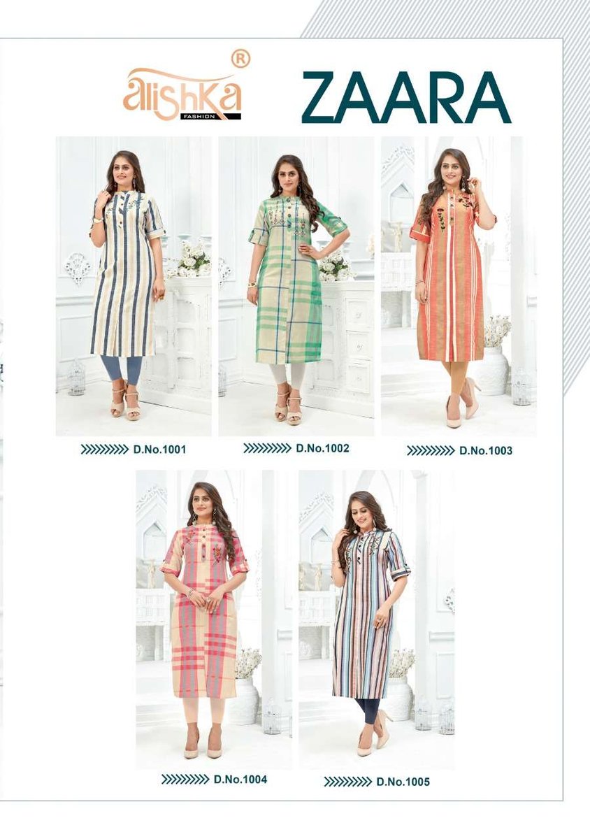 Alishka Fashion Zaara 1001-1005 Series 6