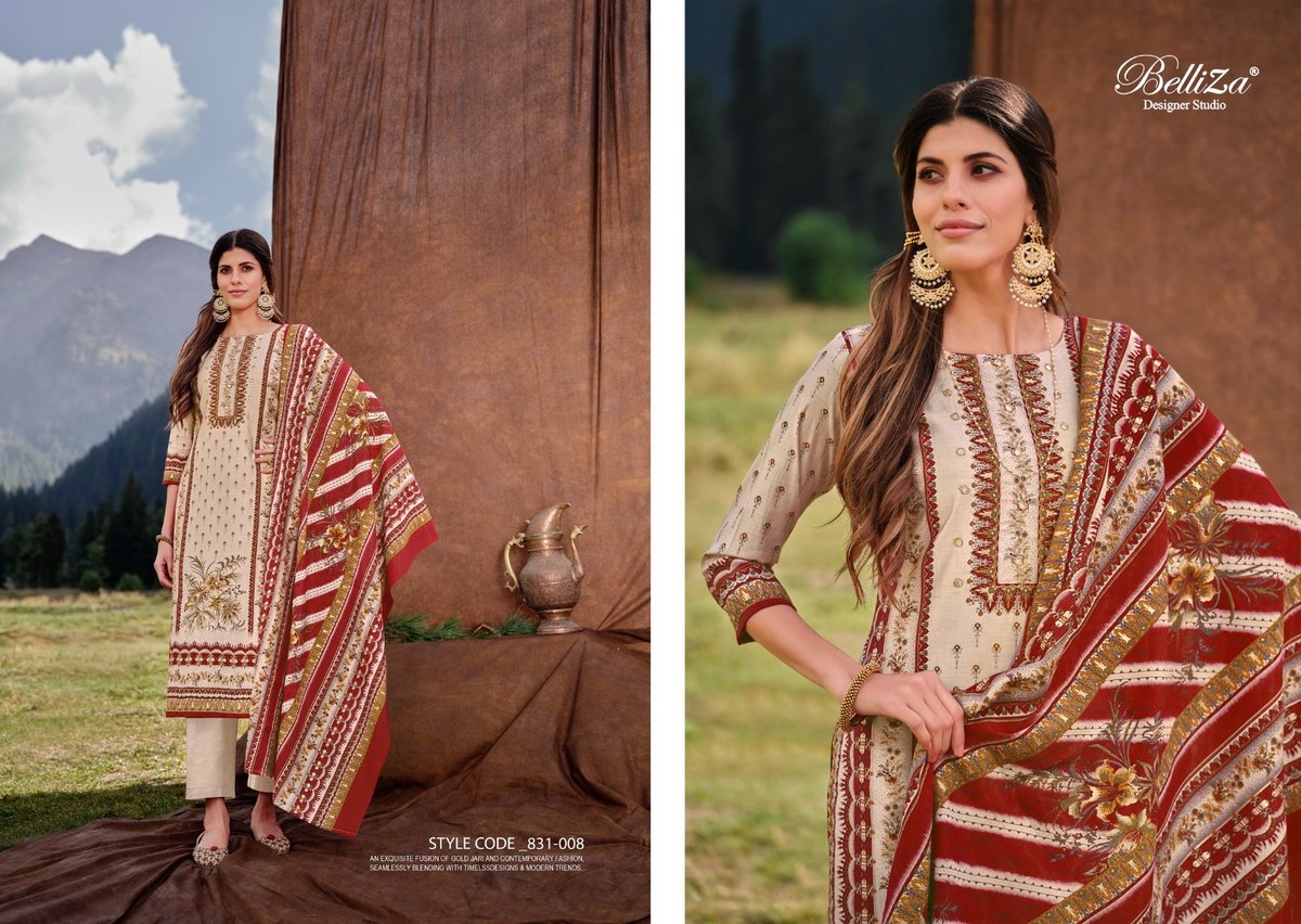 Belliza Designer Khwaab 831-001 to 831-008 Series 8