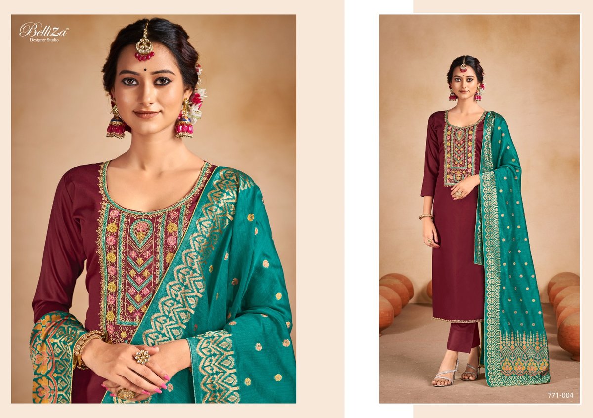 Belliza Designer Saadgi 771-001 to 771-008 Series 4