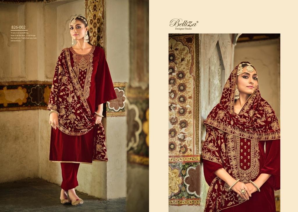 Belliza Designer Nagina 826-001 to 826-006 Series 2