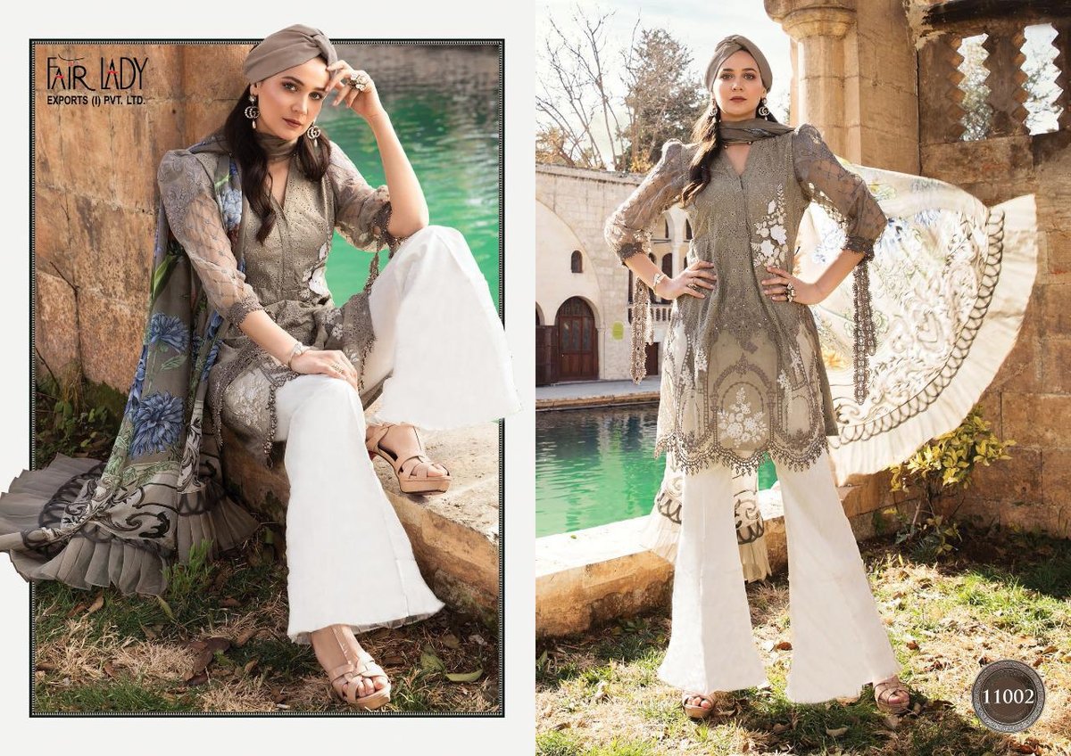 Fair Lady Maria B Lawn M Prints Vol-2 11001-11008 Series 2