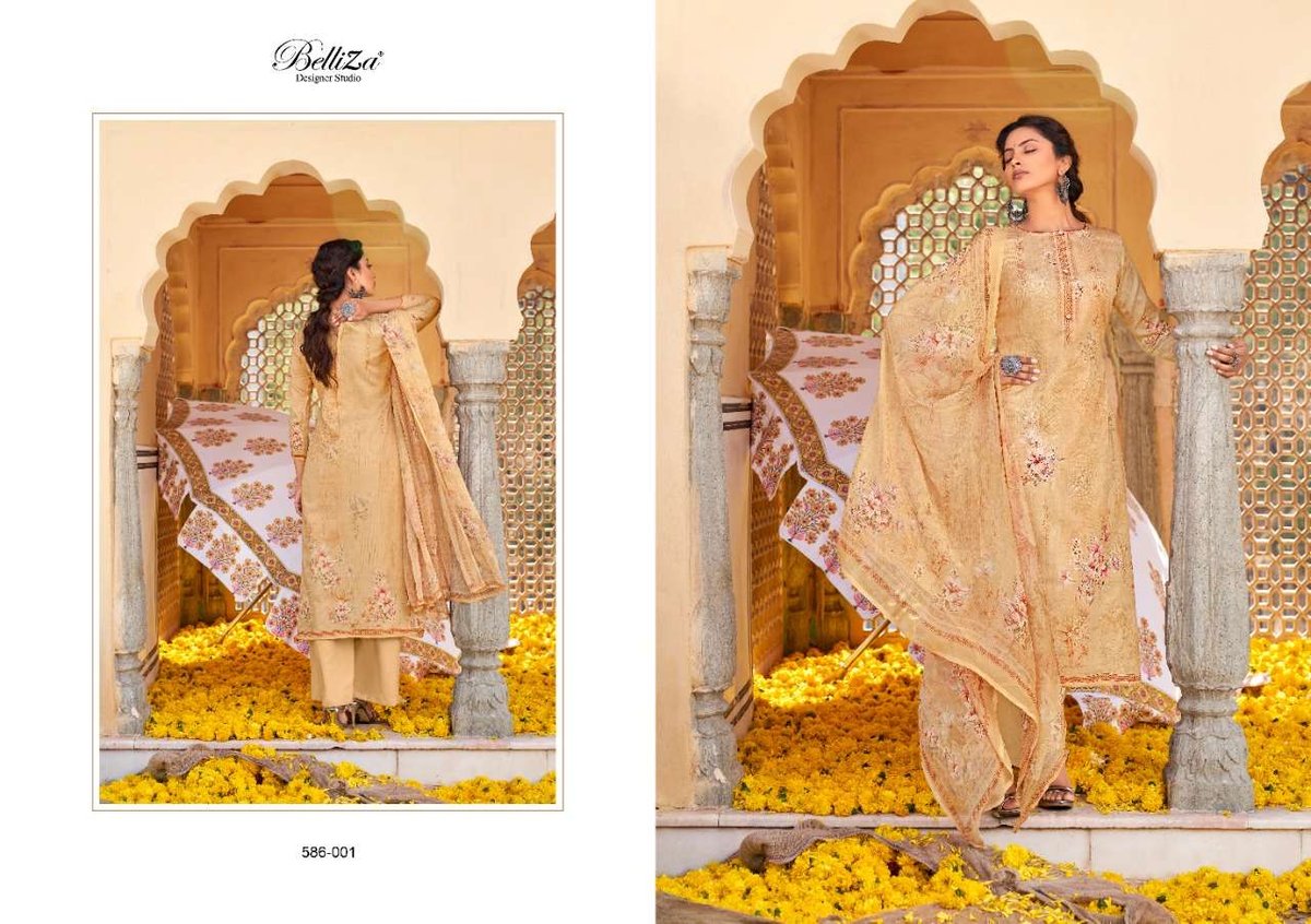 Belliza Designer Harnaaz 586-001 to 586-006 Series 1