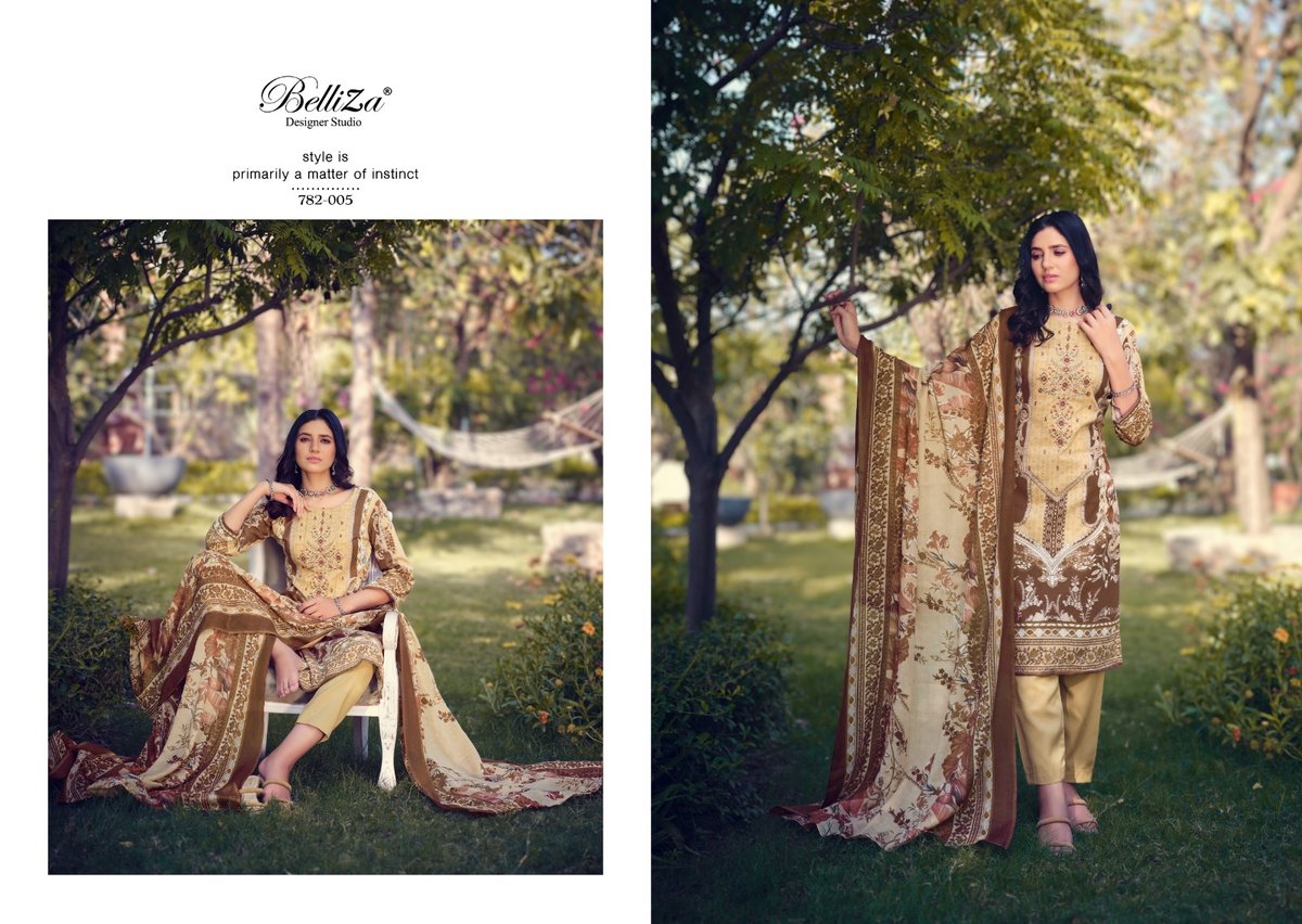 Belliza Designer Naira Vol-6 782-001 to 782-010 Series 5