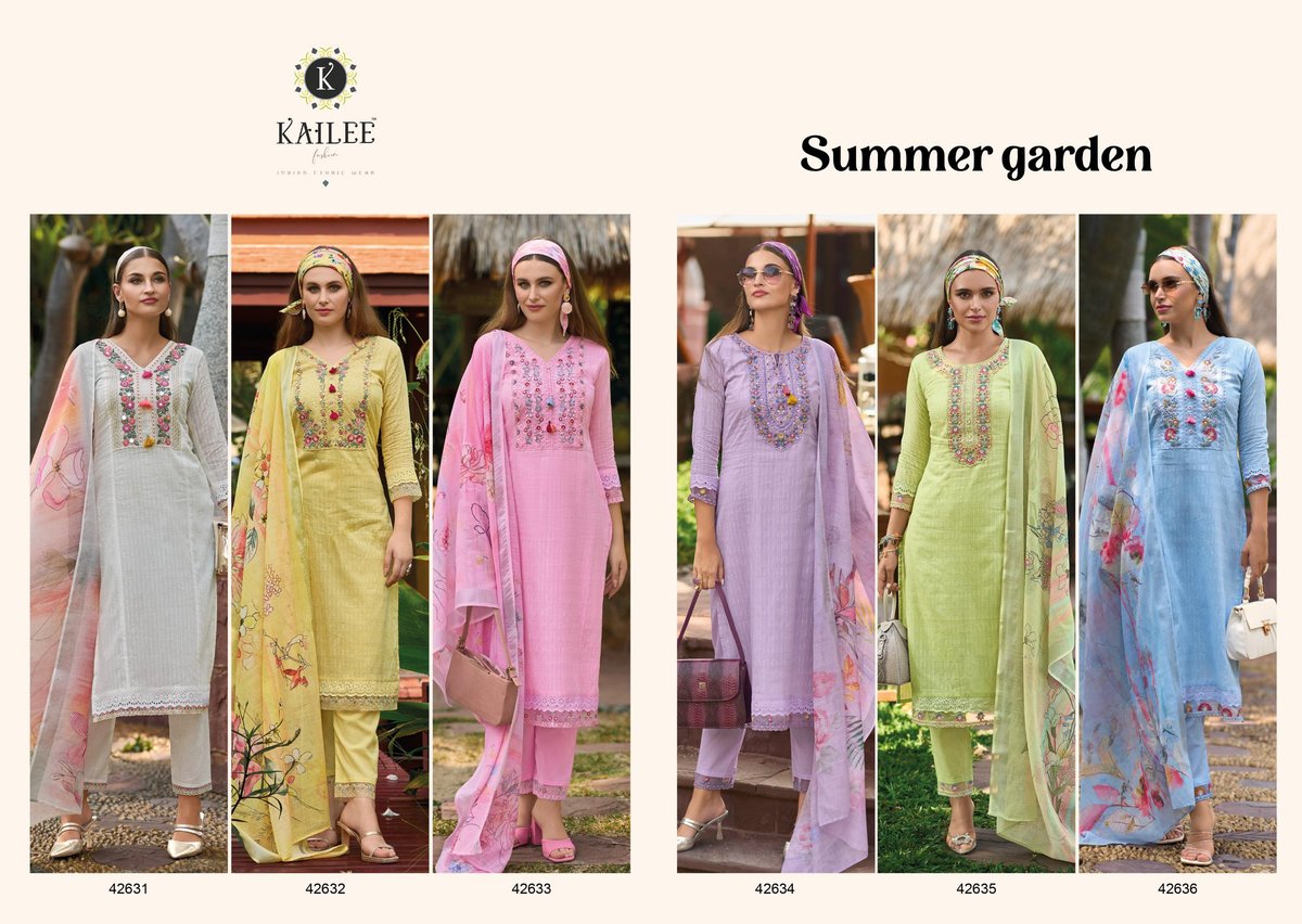 KAILEE FASHION SUMMER GARDEN 42631 TO 42636 7