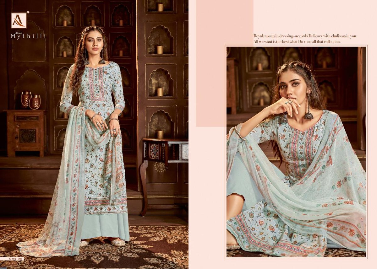 Alok Suits Mythilli 802-001 to 802-010 Series 6