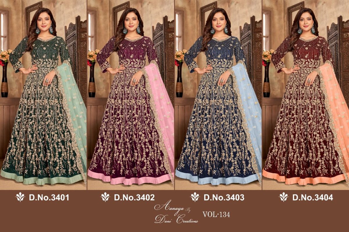 Dani Creation Aanaya Vol-134 3401-3404 Series 5
