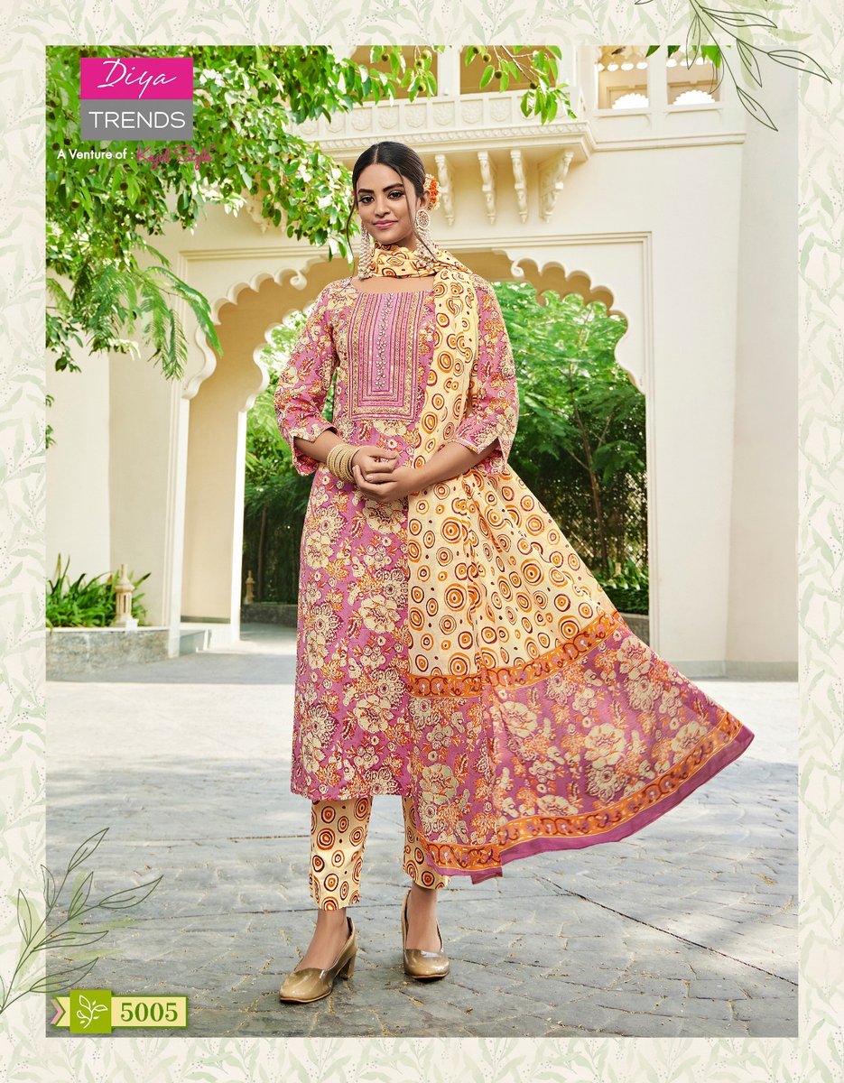 Diya Trends Odhani Vol-5 5001-5010 Series 5
