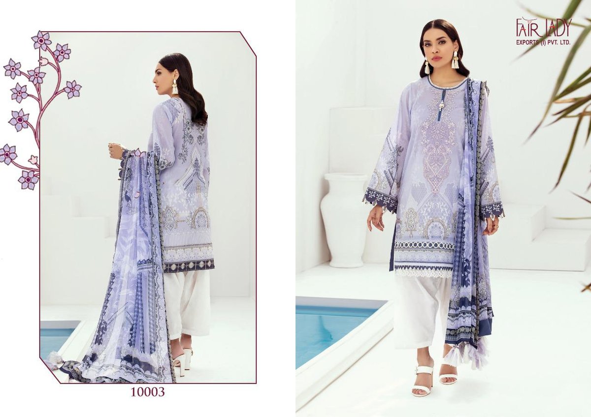 Fair Lady Farasha Lawn 10001-10007 Series 3