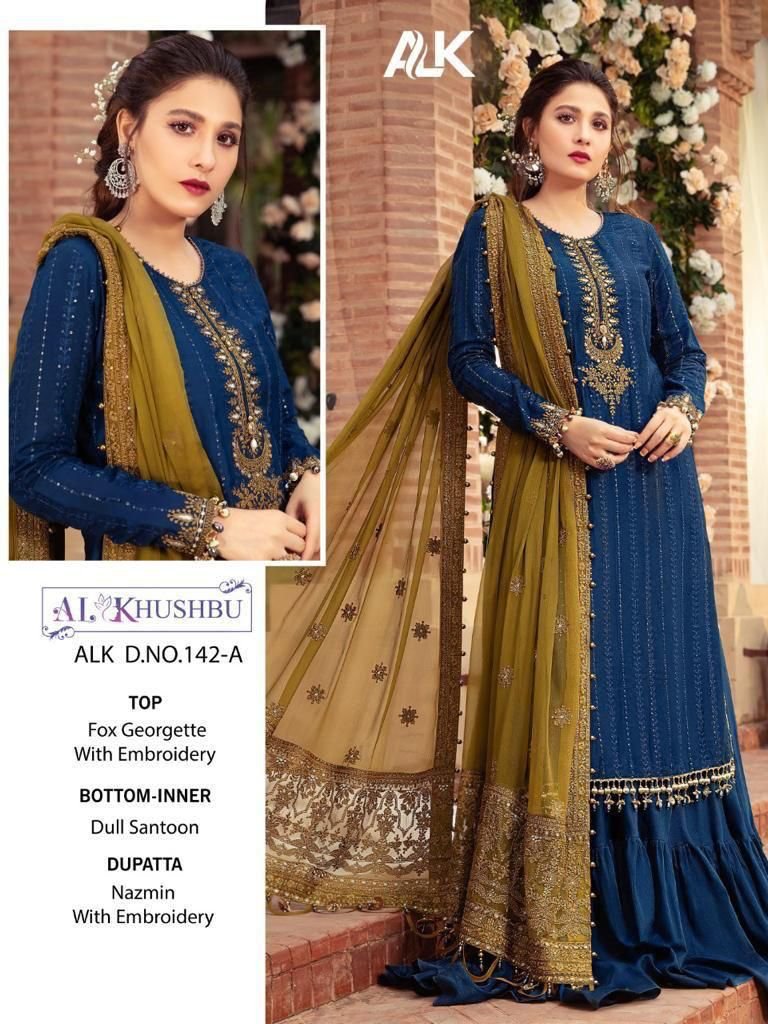 AL Khushbu Maria B Hit Design Vol-2 142 Colors 1
