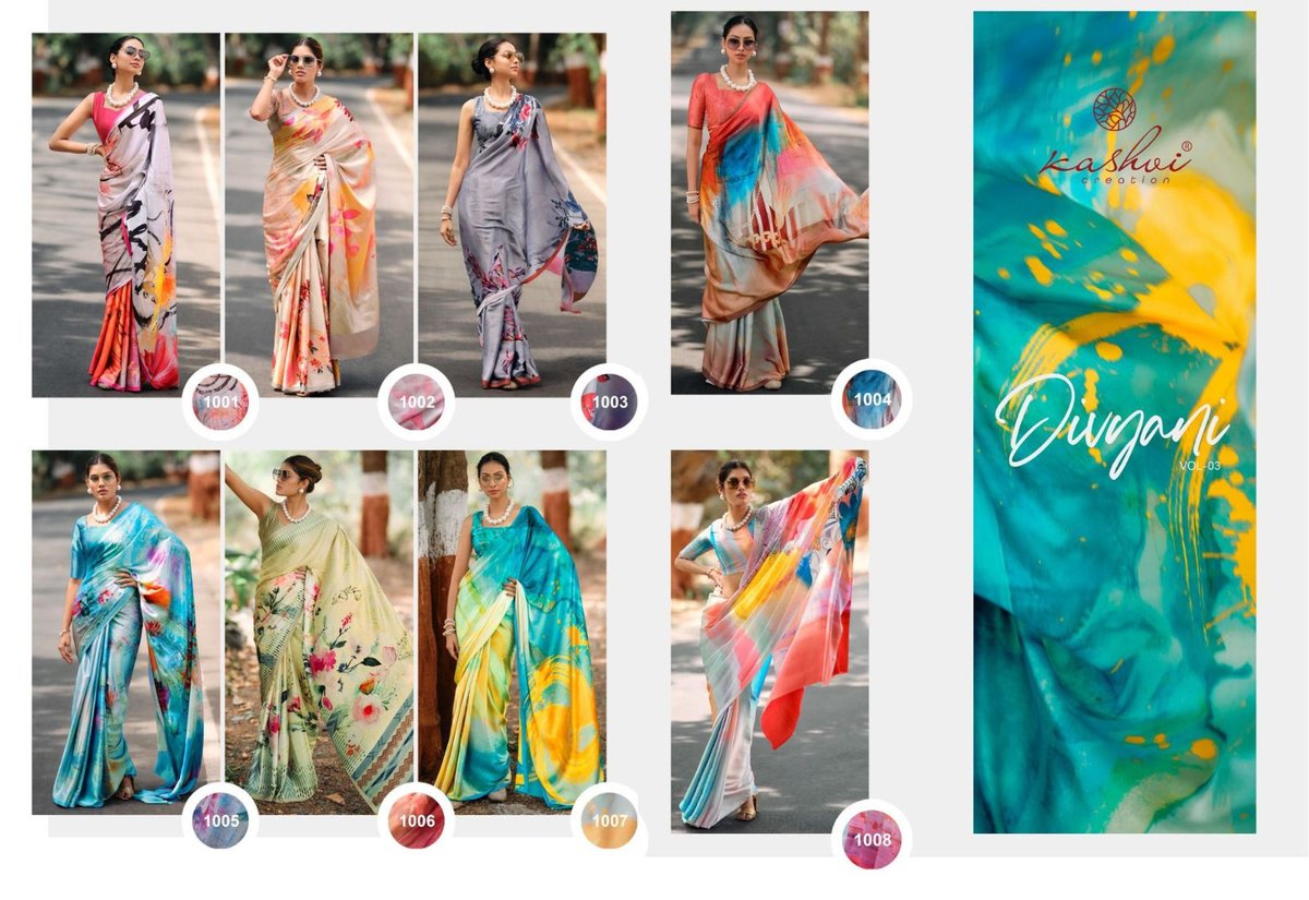KASHVI CREATION DIVYANI VOL-3 1001 TO 1008 9