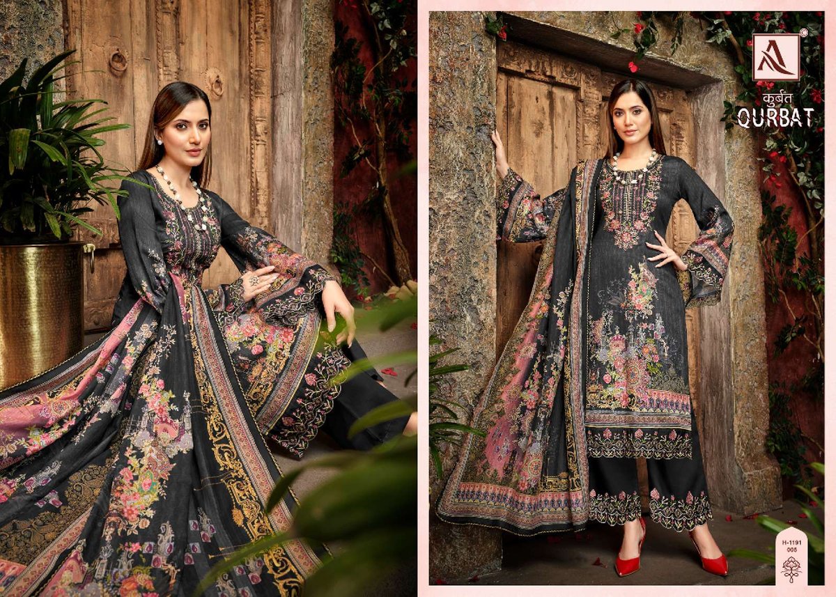 Alok Suit Qurbat Vol-8 1191-001 to 1191-008 Series 5