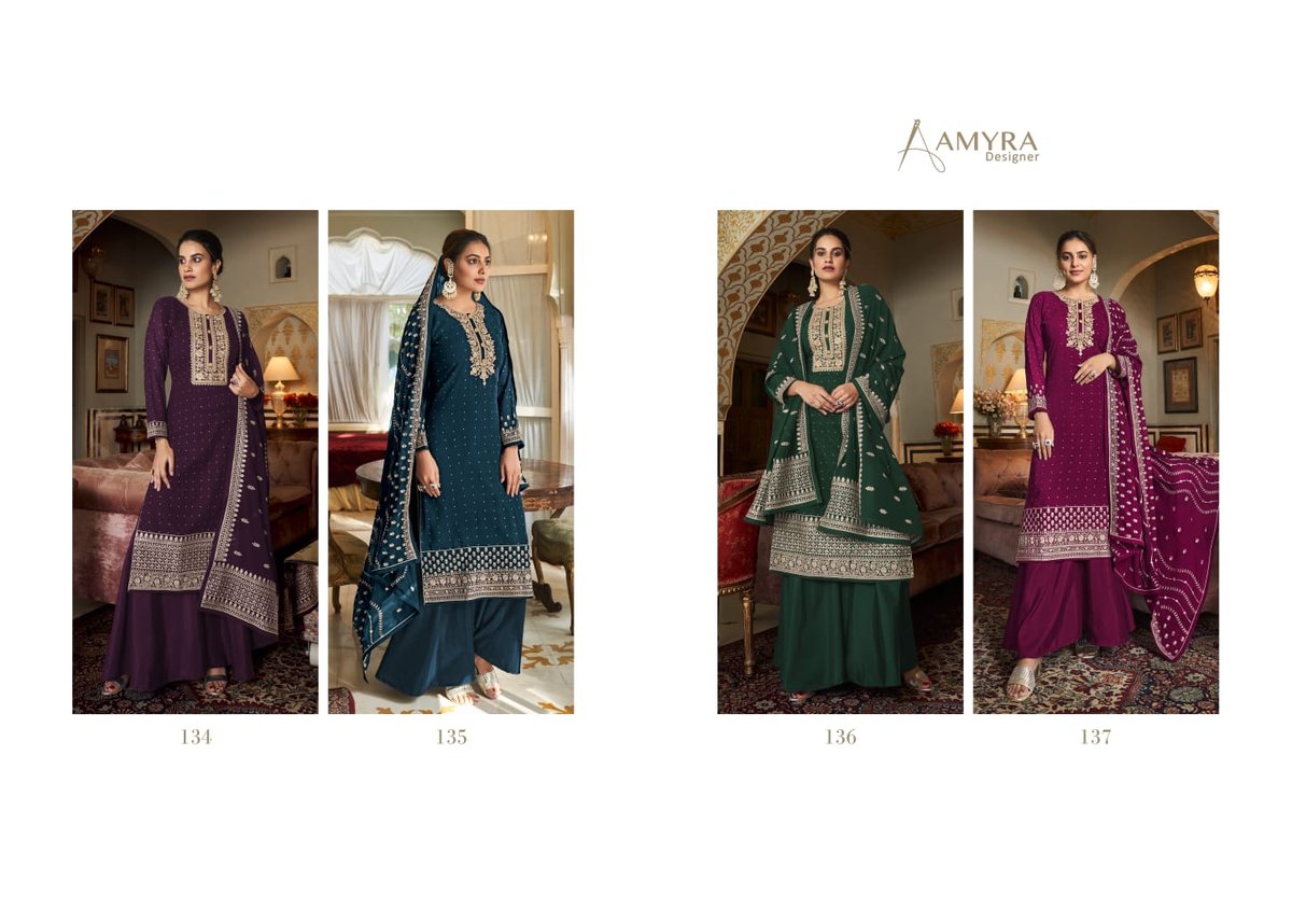 Amyra Designer Aaina Vol-8 134-137 Series 5