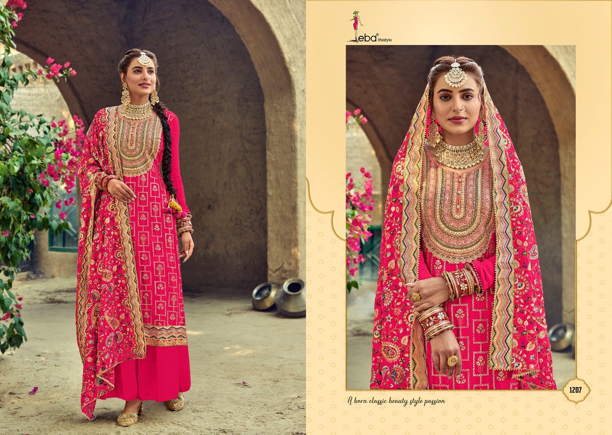 Eba Lifestyle Satrangi Karwa Chauth Collection 21 1207-1210 Series 1