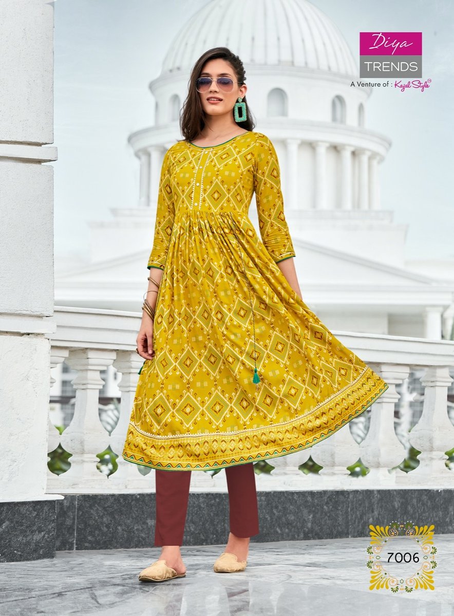 Diya Trendz Ethnic City Vol-7 7001-7010 Series 6
