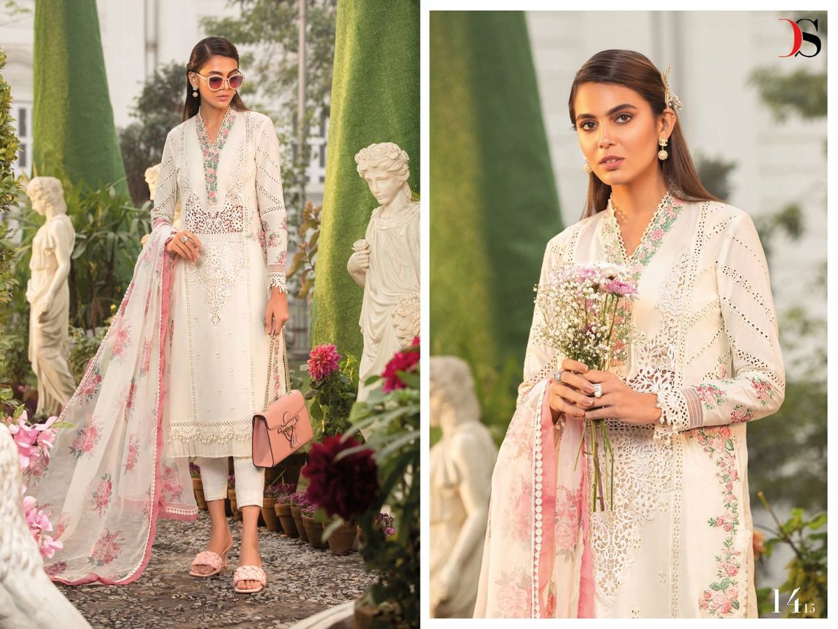 Deepsy Suits Maria B Lawn Vol-22 1411-1418 Series 5