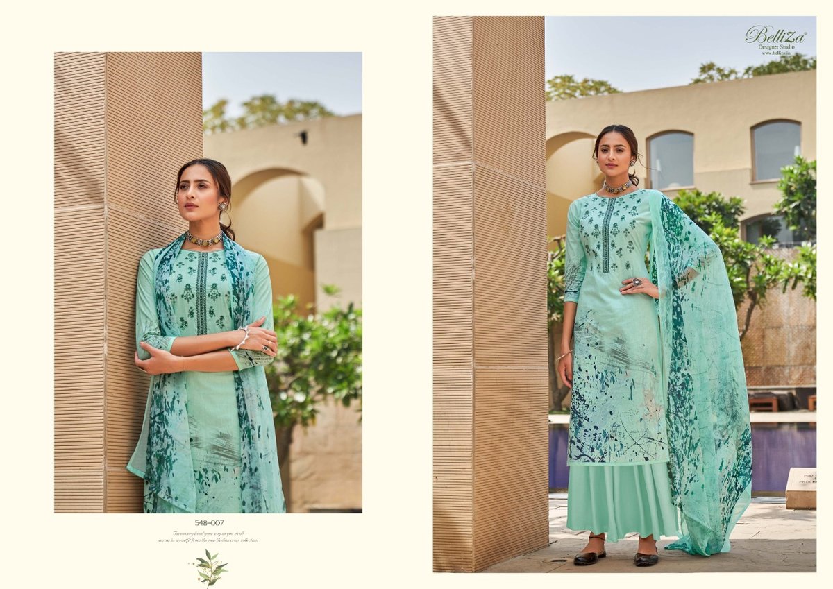 Belliza Designer Maanjari 548-001 to 548-010 Series 7