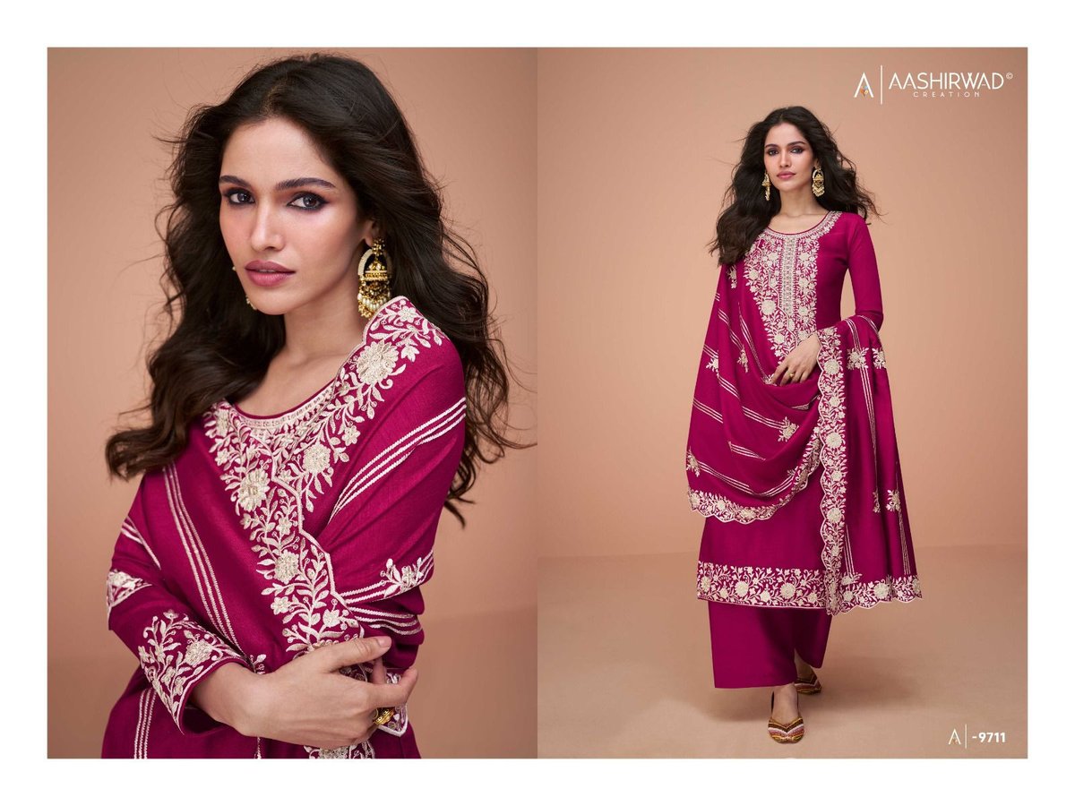 Aashirwad Creation Gulkand Benchmark 9709-9713 Series 3