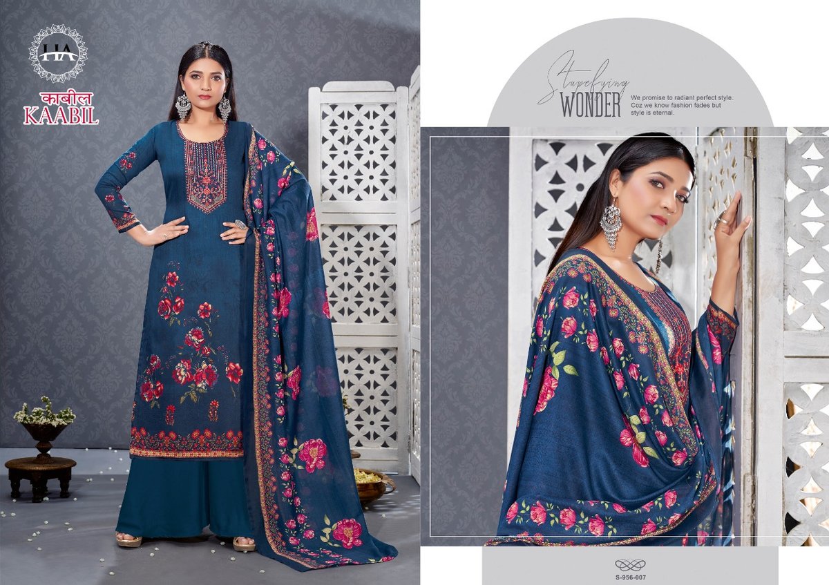 Harshit Fashion Kaabil 956-001 to 956-010 Series 7