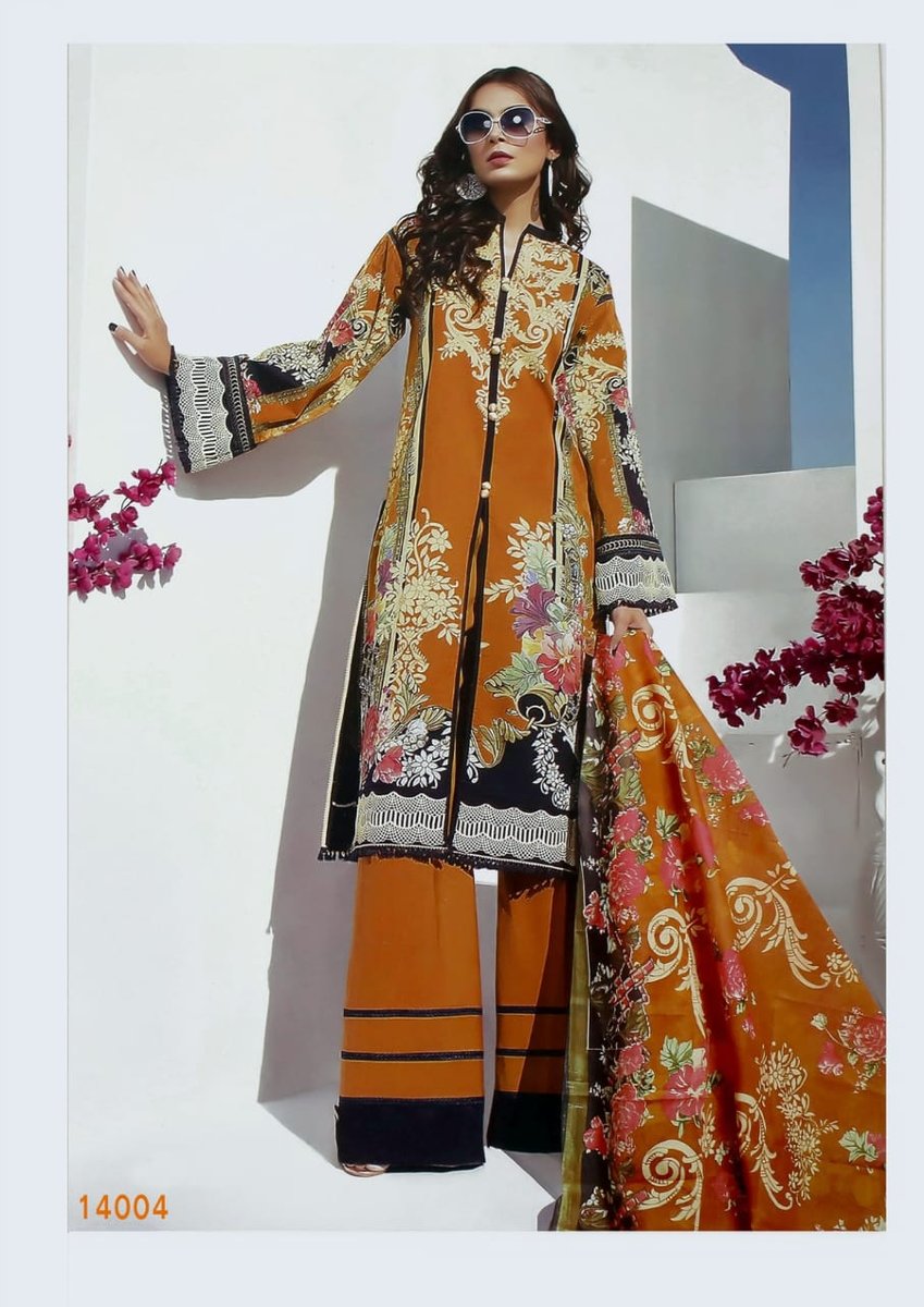 Apana Cotton Suit Aaliya Karachi Cotton Vol-14 14001-14008 Series 4