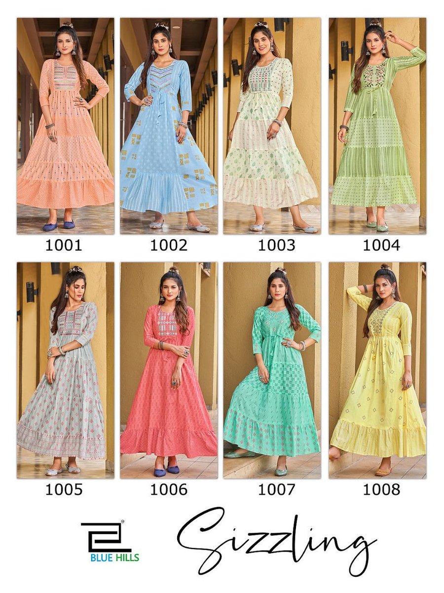 Blue Hills Sizzling Gown 1001-1008 Series 9