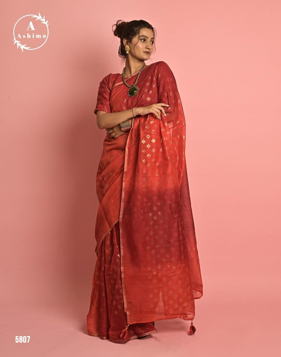 Ashima Saree Cotton Foil 5801-5808 Series 7