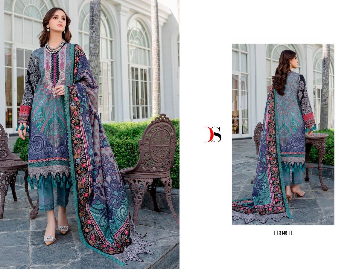 Deepsy Suit Firdous Queen's Court Vol-4 3141-3148 Series 8