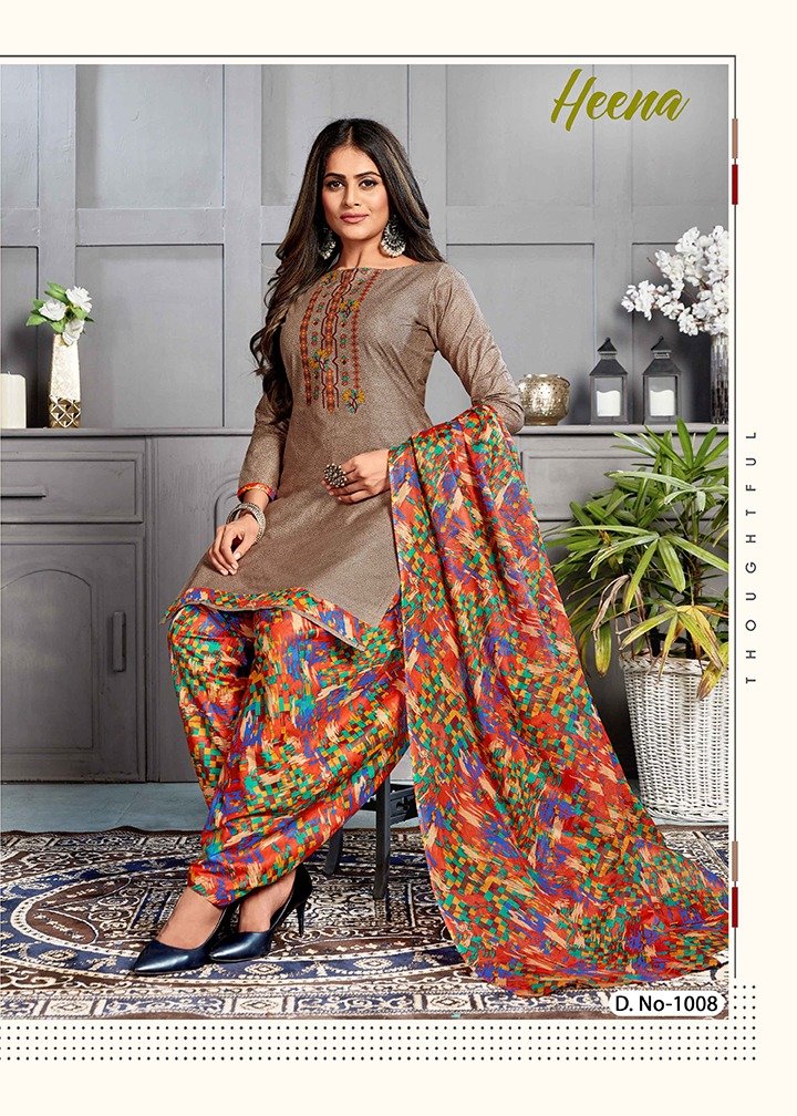 Ganesha Print Heena Vol-1 1008-1019 Series 1