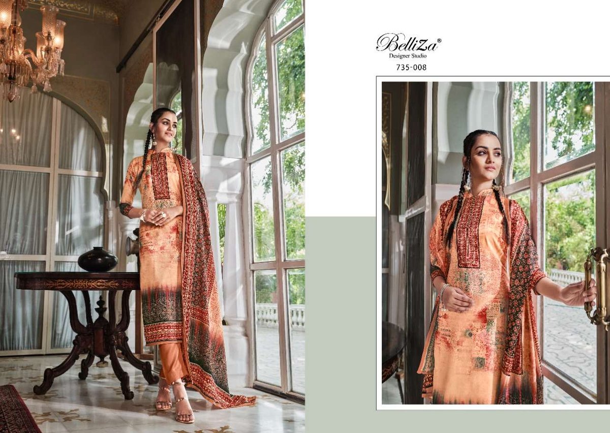 Belliza Designer Nisarg 735-001 to 735-008 Series 8