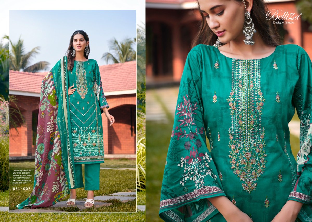 Belliza Designer Lavanya 861-001 to 861-008 Series 7