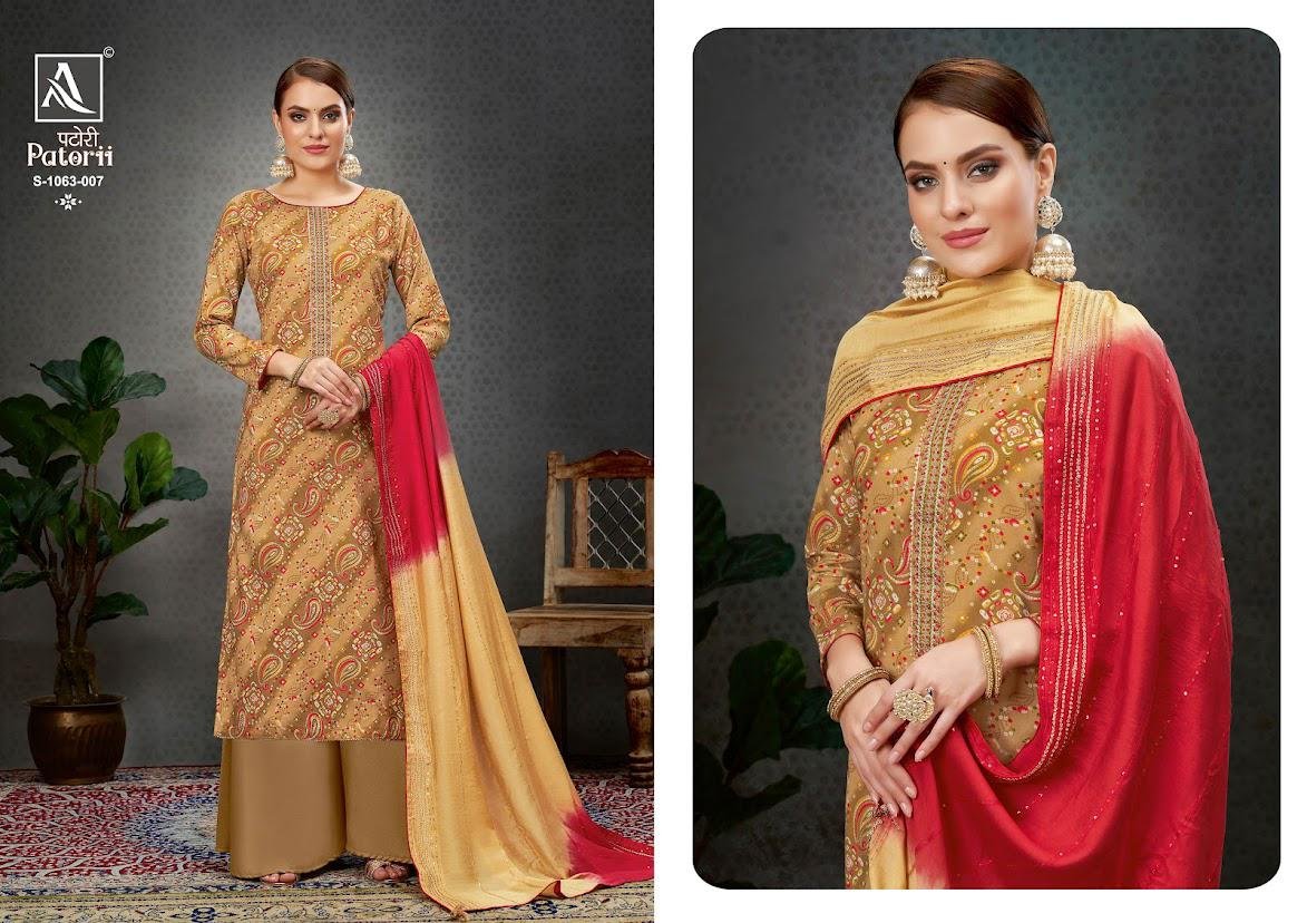 Alok Suit Patorii 1063-001 to 1063-008 Series 7